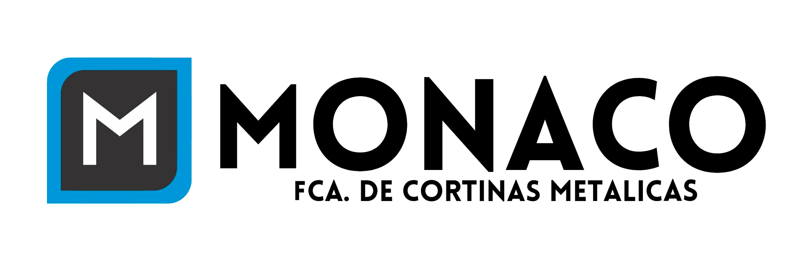 Mónaco Cortinas Metálicas - Logo oficial empresa líder fabricación instalación cortinas metálicas automatizadas Buenos Aires zona sur GBA Capital Federal