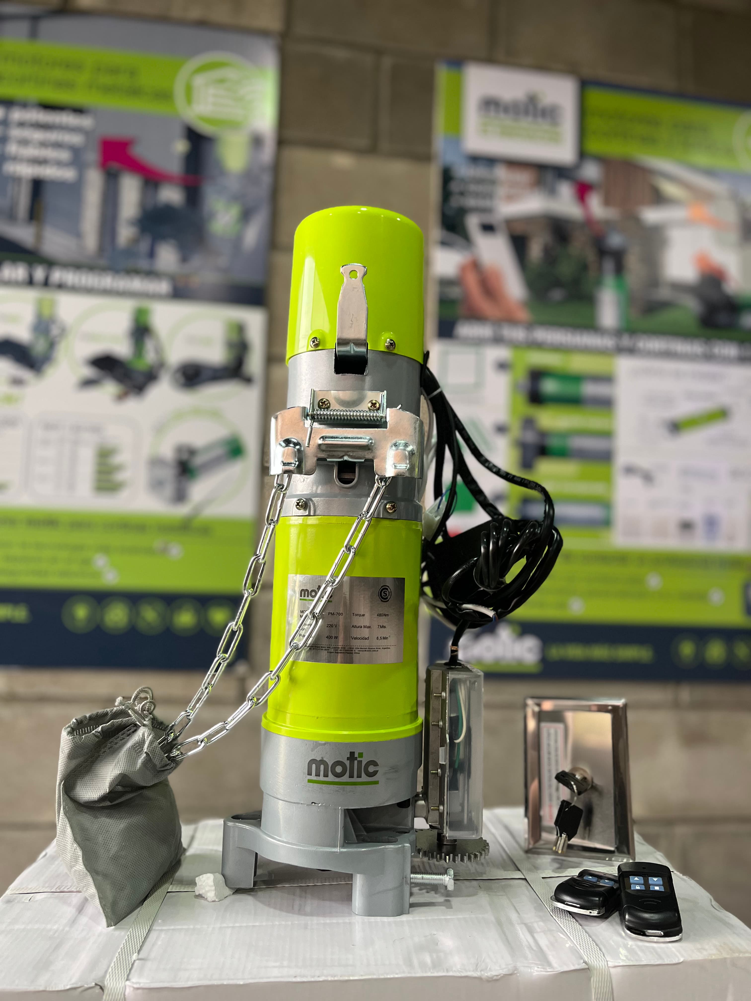 Motor Automatizado Premium - Cortina metálica premium Mónaco con garantía extendida y servicio técnico 24/7